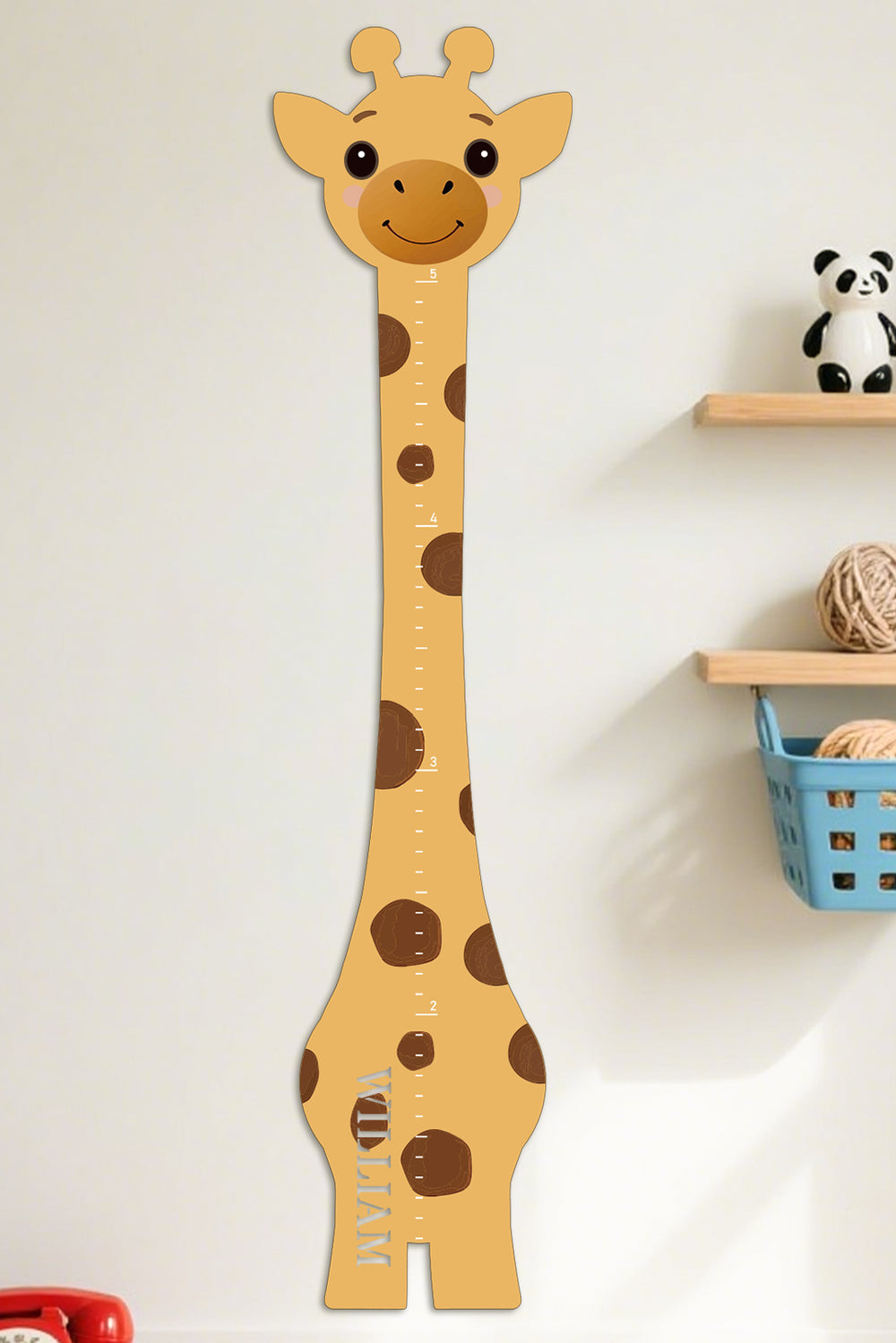 Personalized Wooden Giraffe Growth Chart Ruler Woodemon