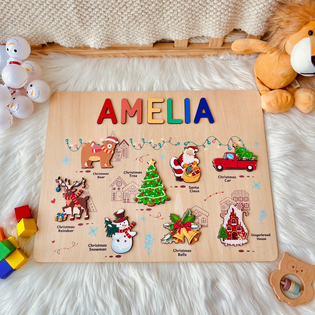 Personalized Christmas Name Puzzle