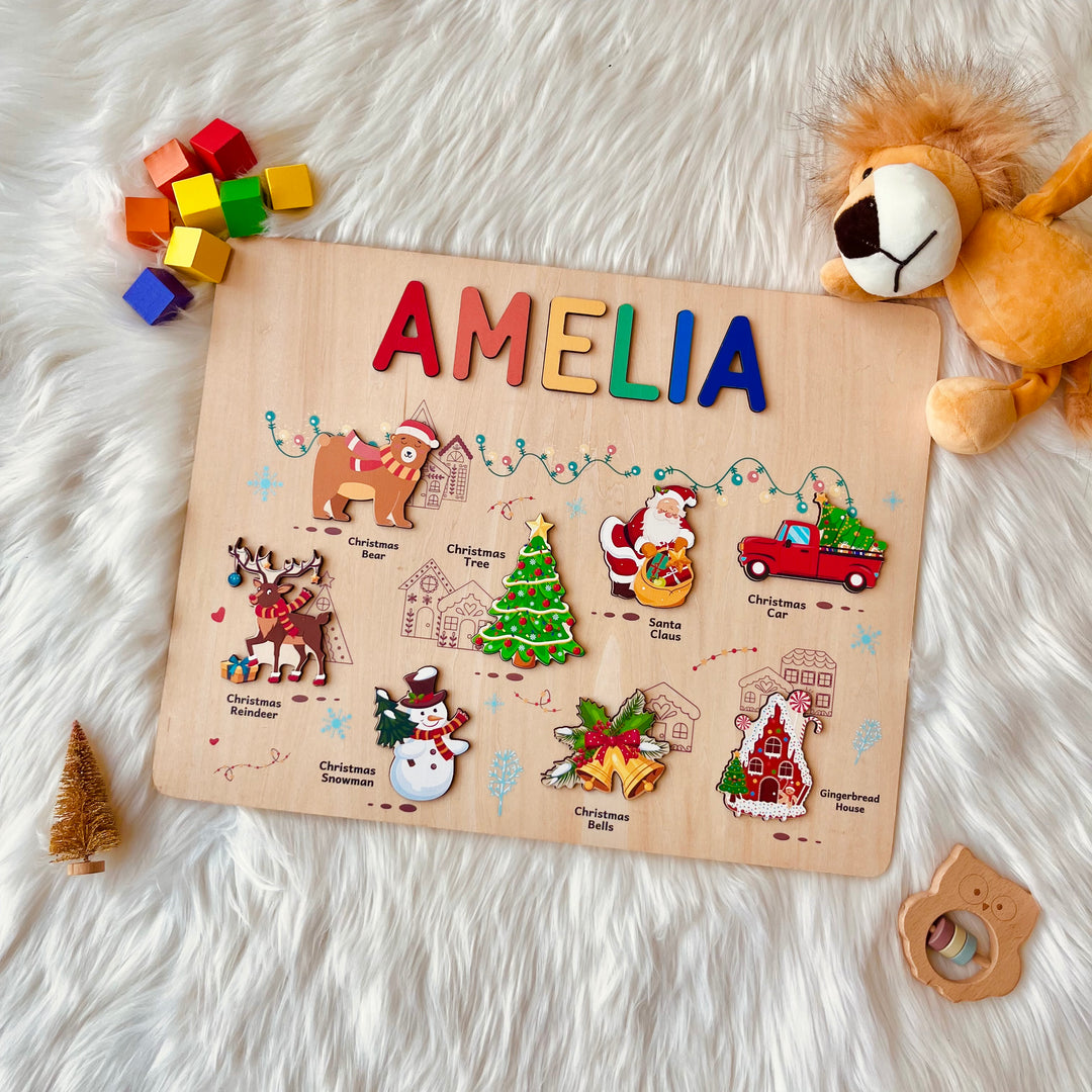 Personalized Christmas Name Puzzle