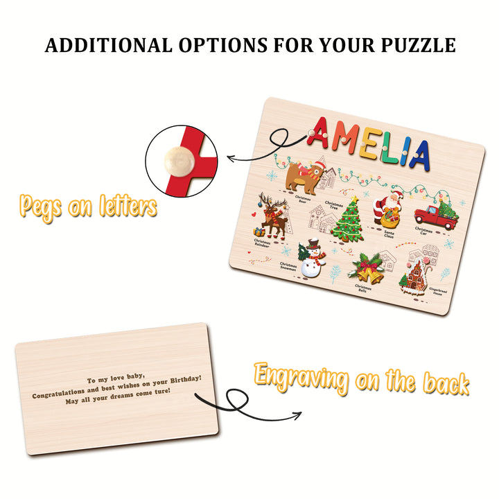 Personalized Christmas Name Puzzle