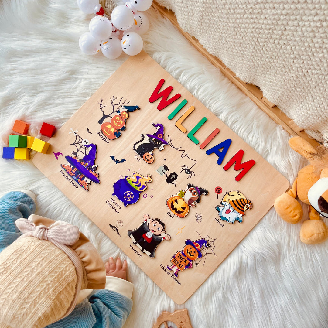 Personalized Halloween Name Puzzle
