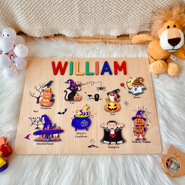 Personalized Halloween Name Puzzle