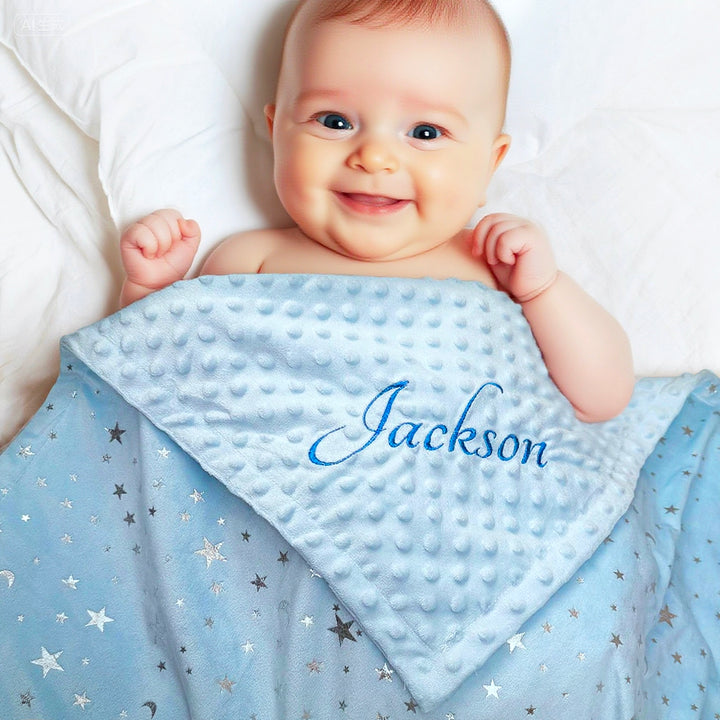 Personalized Baby Plush and Cozy Name Blanket