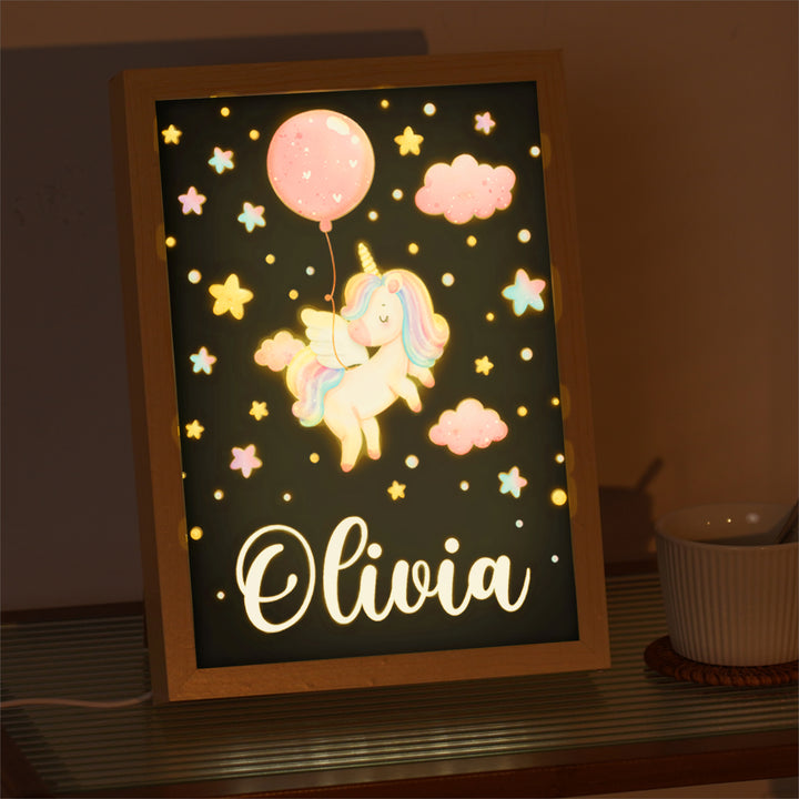 Personalized Baby Name Light Painting