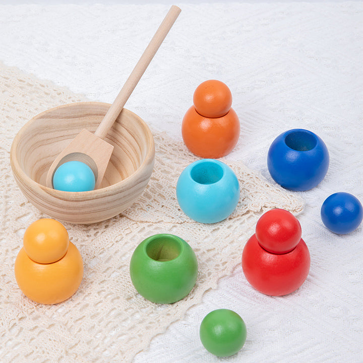 Montessori Wooden Sorting Ball Toy