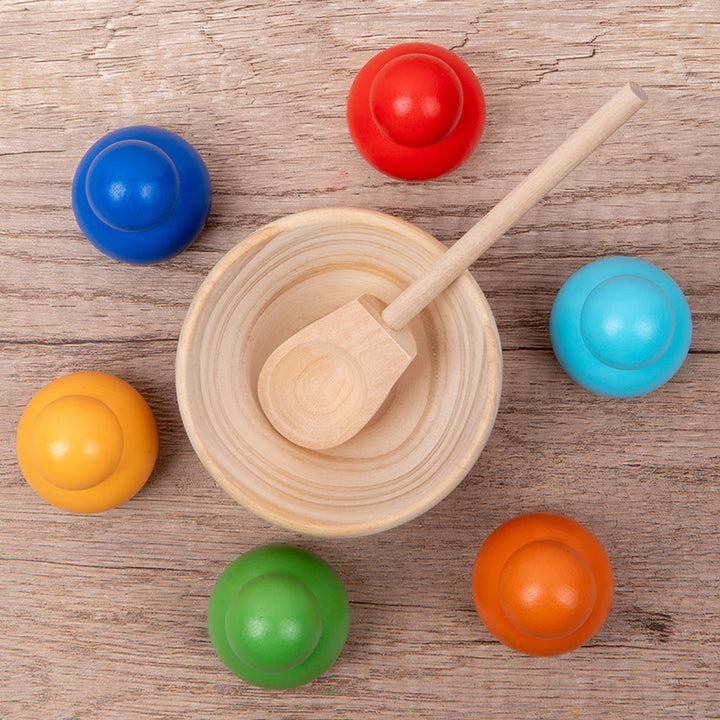 Montessori Wooden Sorting Ball Toy