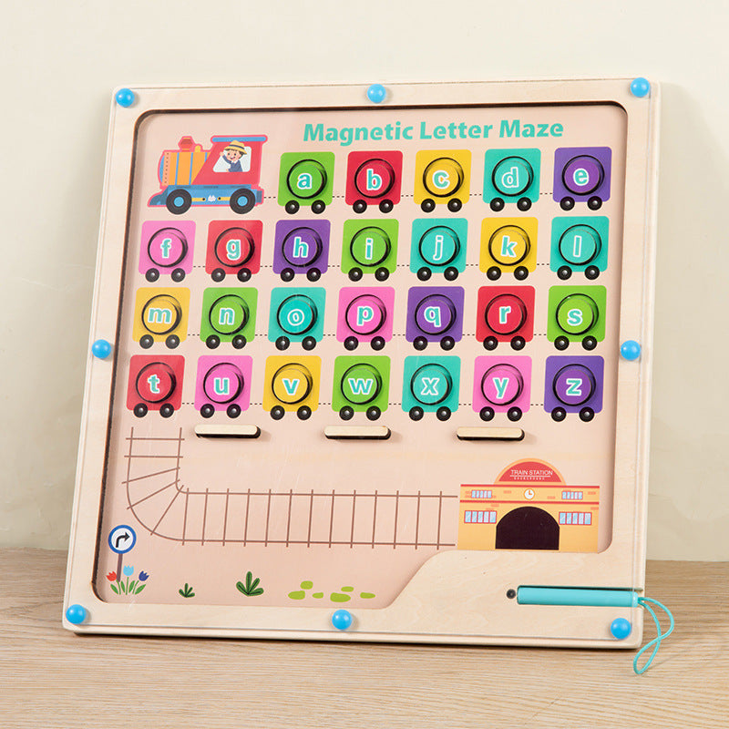 Children's Magnetic Alphabet Matching Walking Matching Board