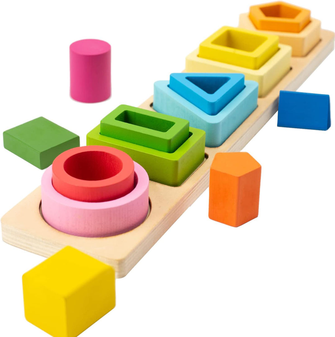 Wooden Sorting & Stacking Toys