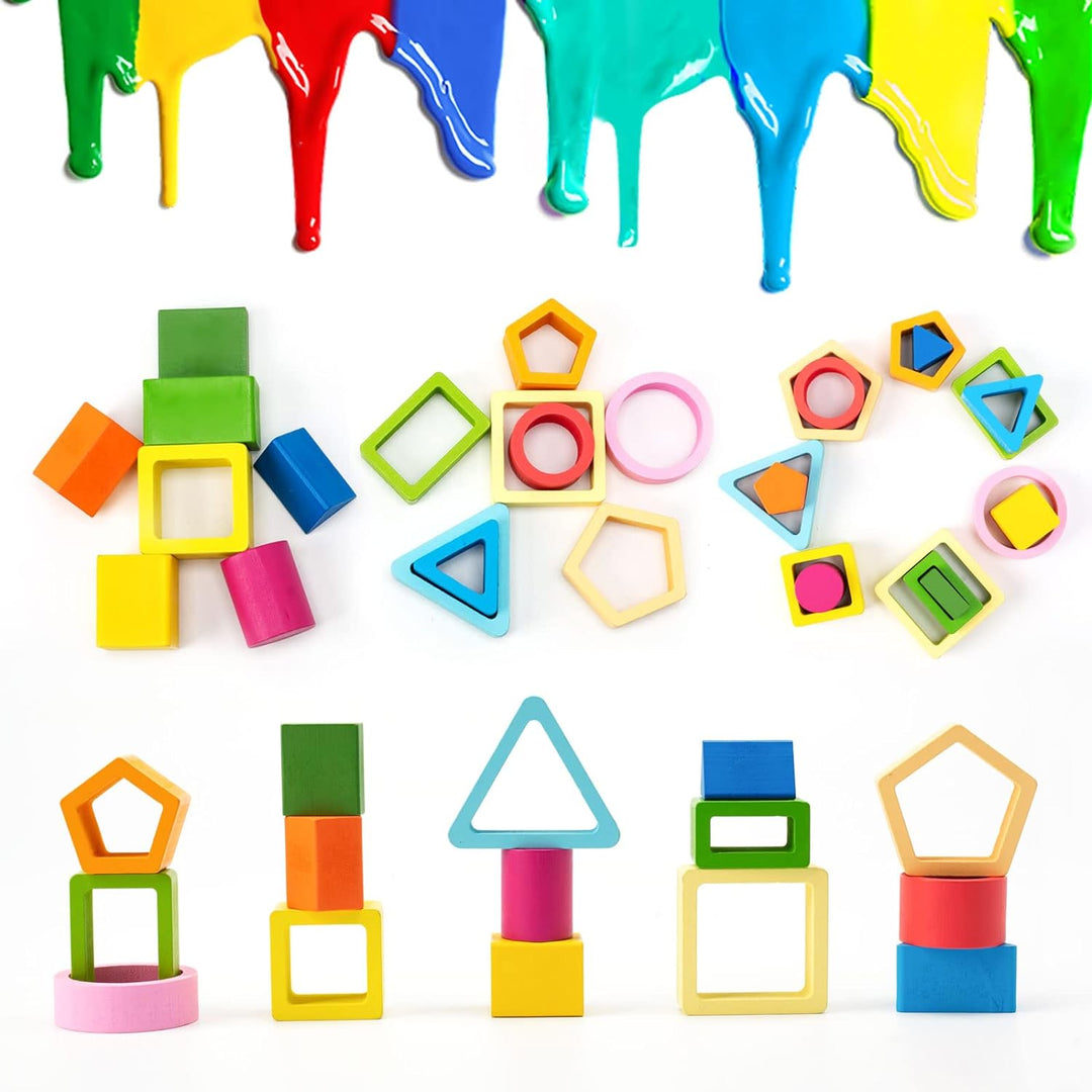 Wooden Sorting & Stacking Toys