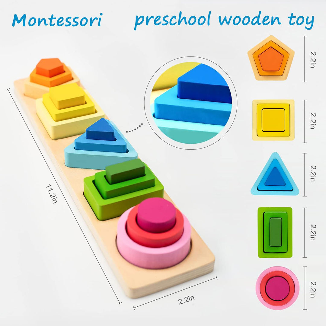 Wooden Sorting & Stacking Toys