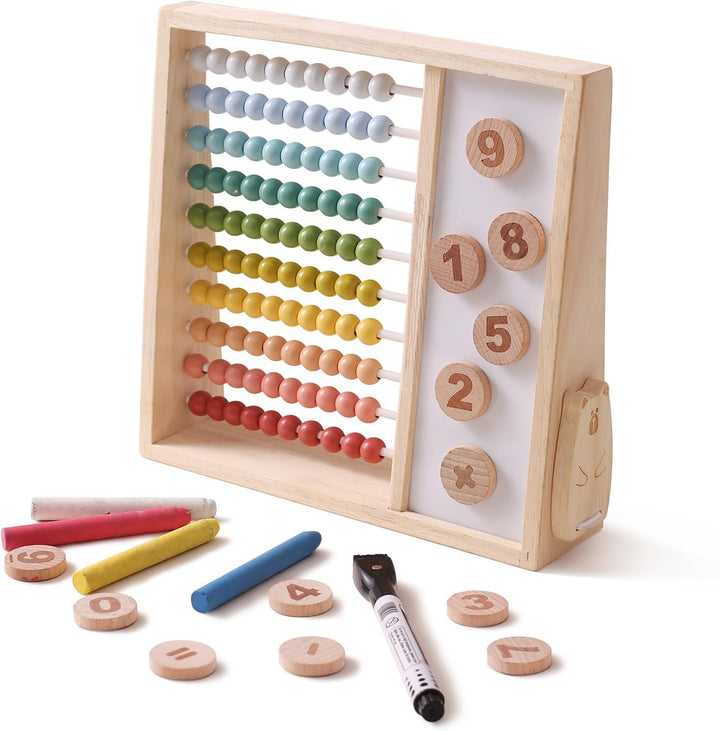 Wooden Abacus Beads Counting Toys