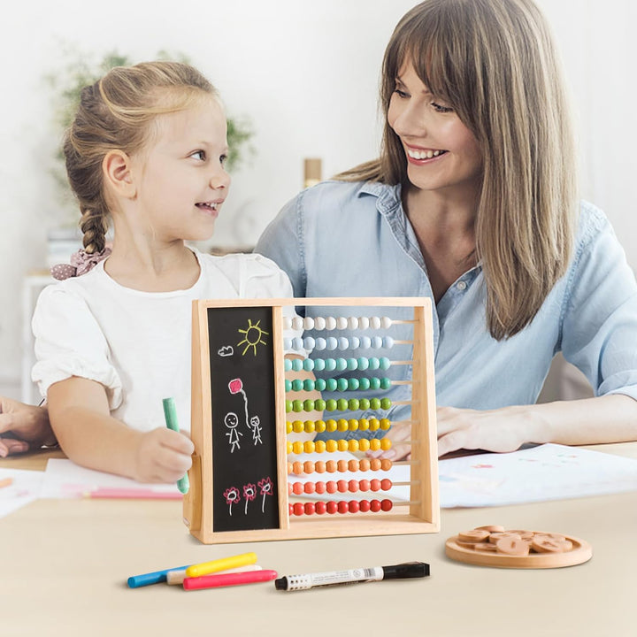 Wooden Abacus Beads Counting Toys