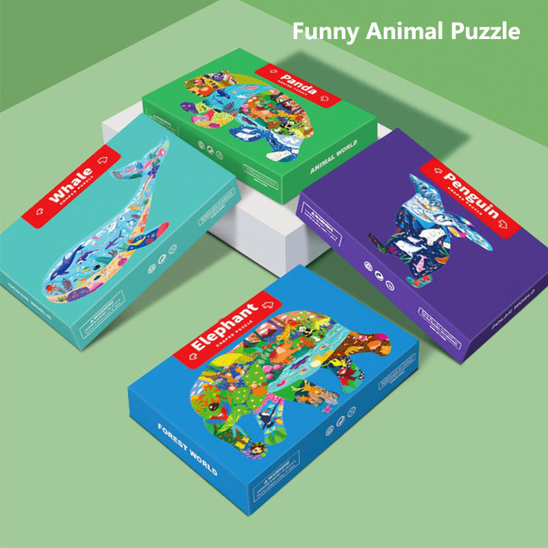 Heterosexual Irregular Animal Puzzle Toys