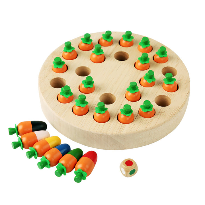 Carrot Pulling Toys Baby Montessori Fine Motor Training