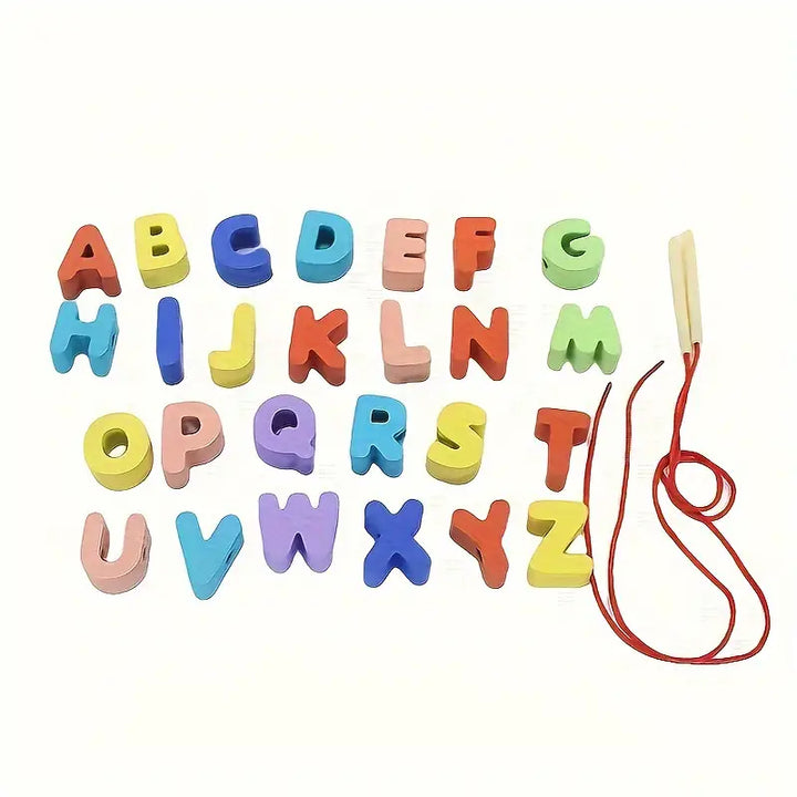 26pcs Letter Beads - Letter Shape Puzzle