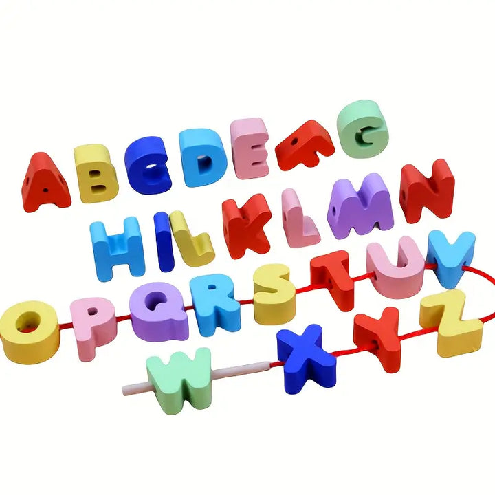 26pcs Letter Beads - Letter Shape Puzzle