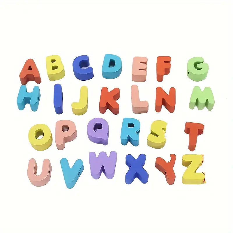 26pcs Letter Beads - Letter Shape Puzzle