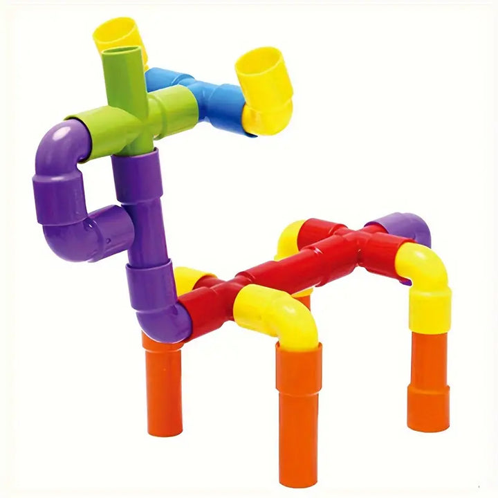 Montessori Building Blocks Water Pipe Toys