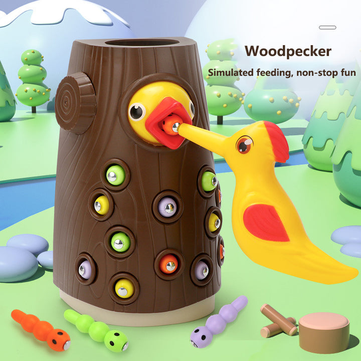 Baby Woodpecker Insect Catching Game Puzzle Toys