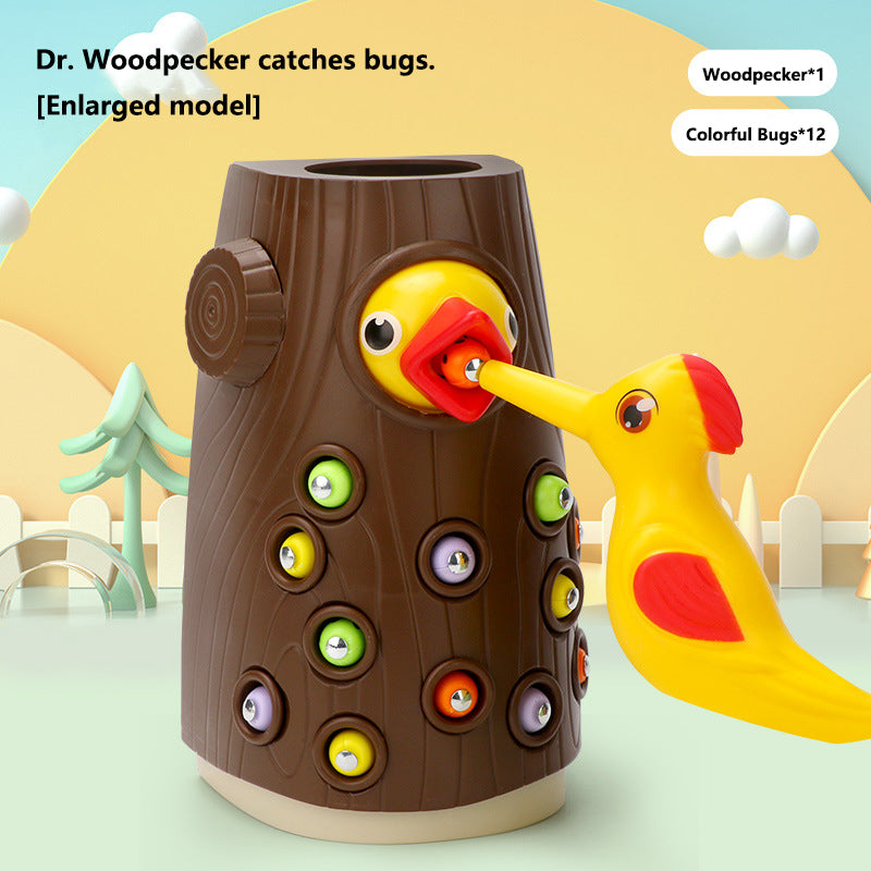 Baby Woodpecker Insect Catching Game Puzzle Toys