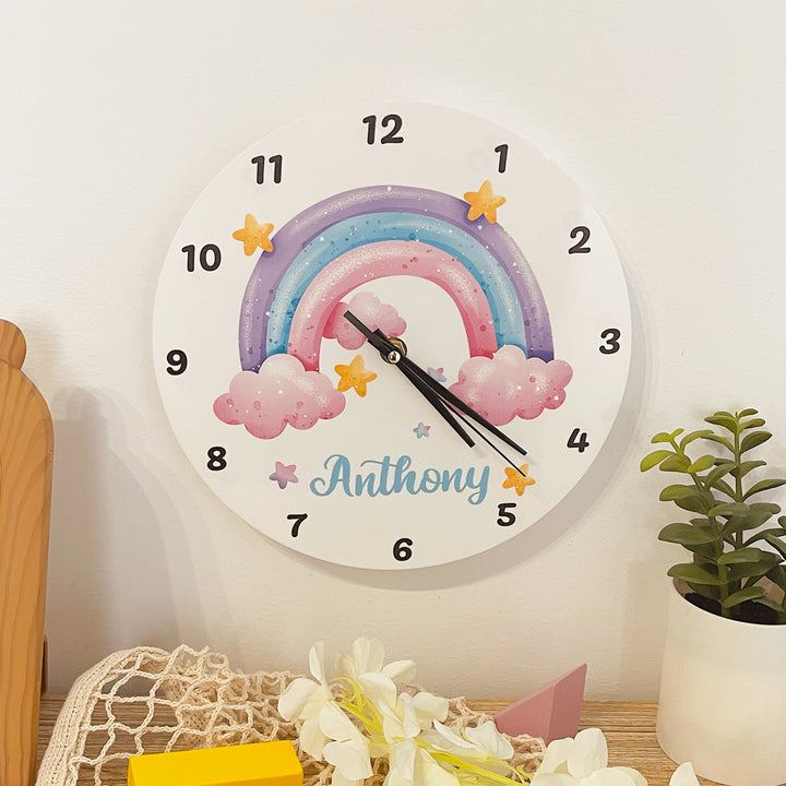 Personalized Name Bedroom Clock