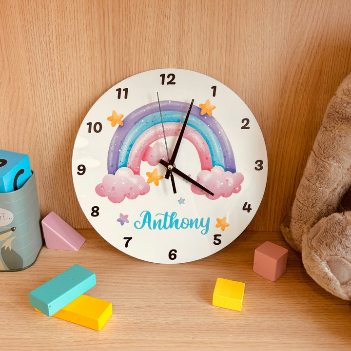 Personalized Name Bedroom Clock