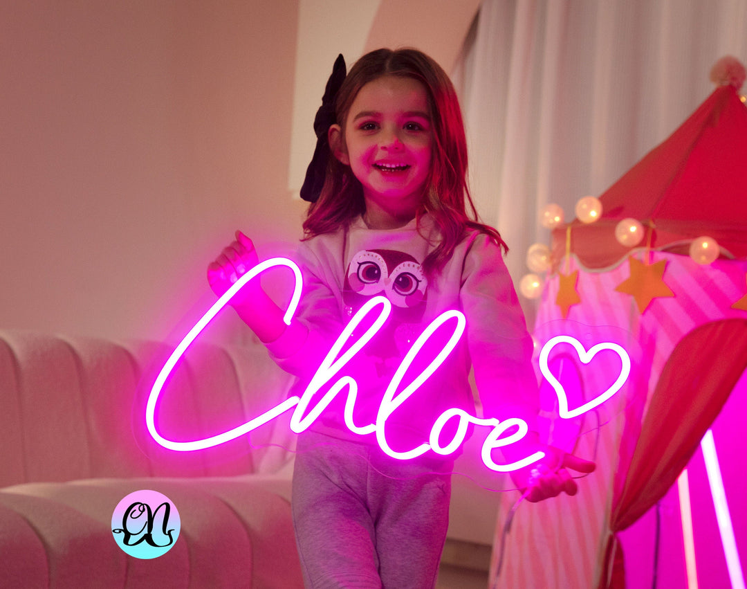 Personalized Name Neon Sign For Girl