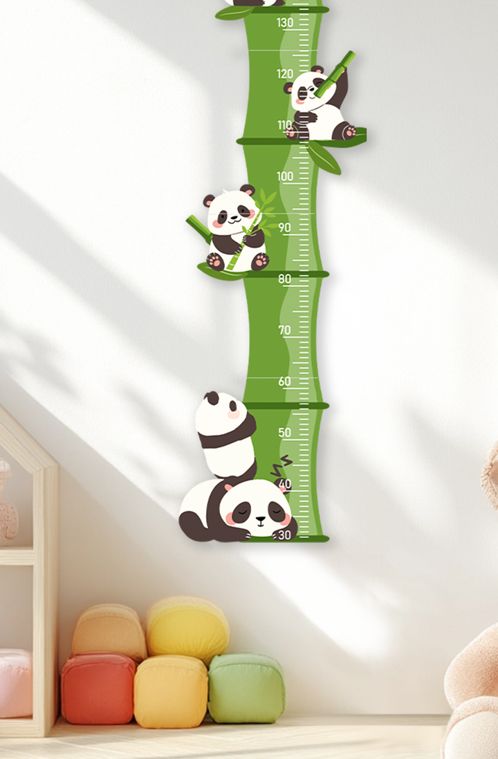 Personalized Wooden Panda Bamboo Growth Chart