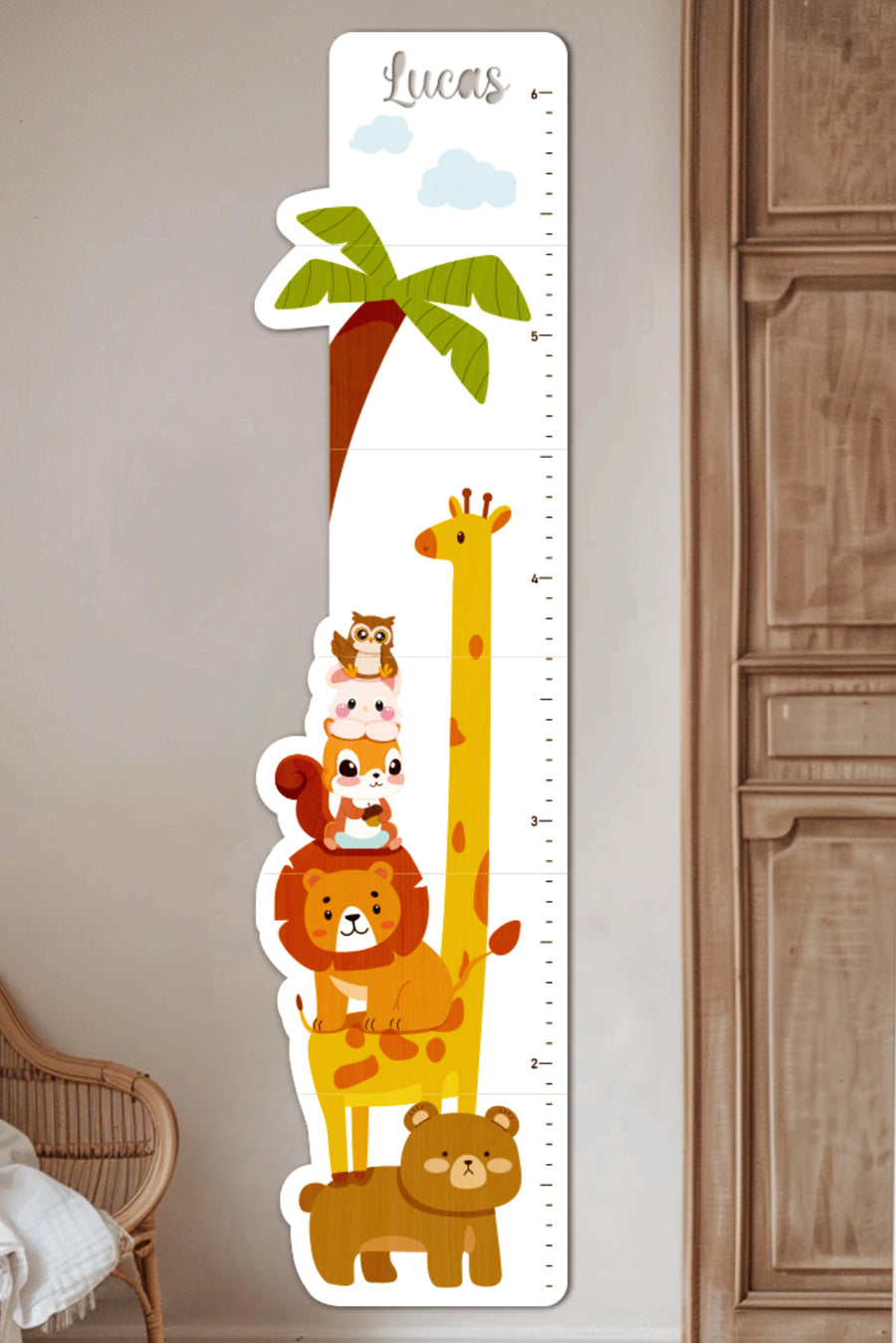 Wooden Growth Charts For Kids Woodemon