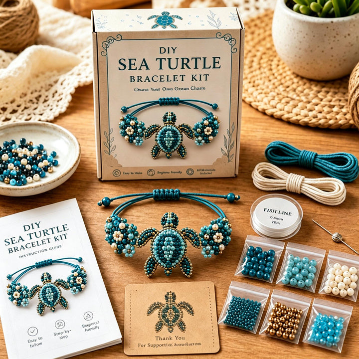 DIY Beaded Bracelet Making Kit Woodemon
