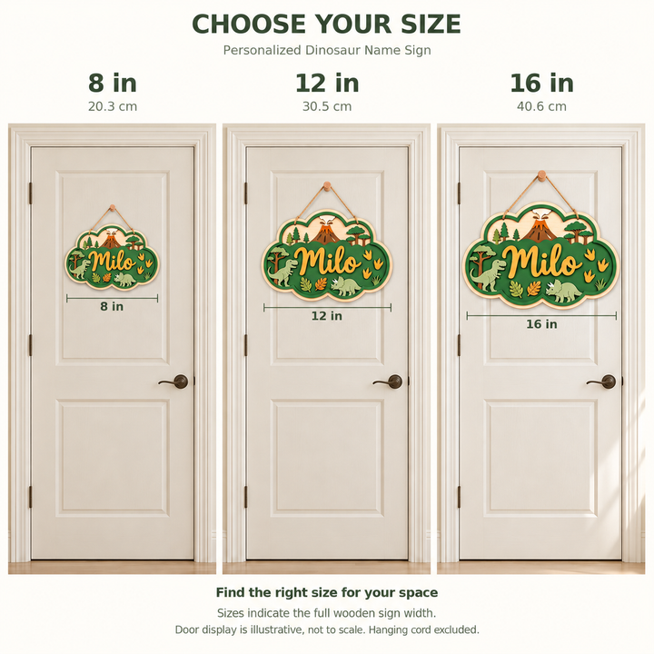 Personalized Kids Name Sign for Door & Wall Woodemon