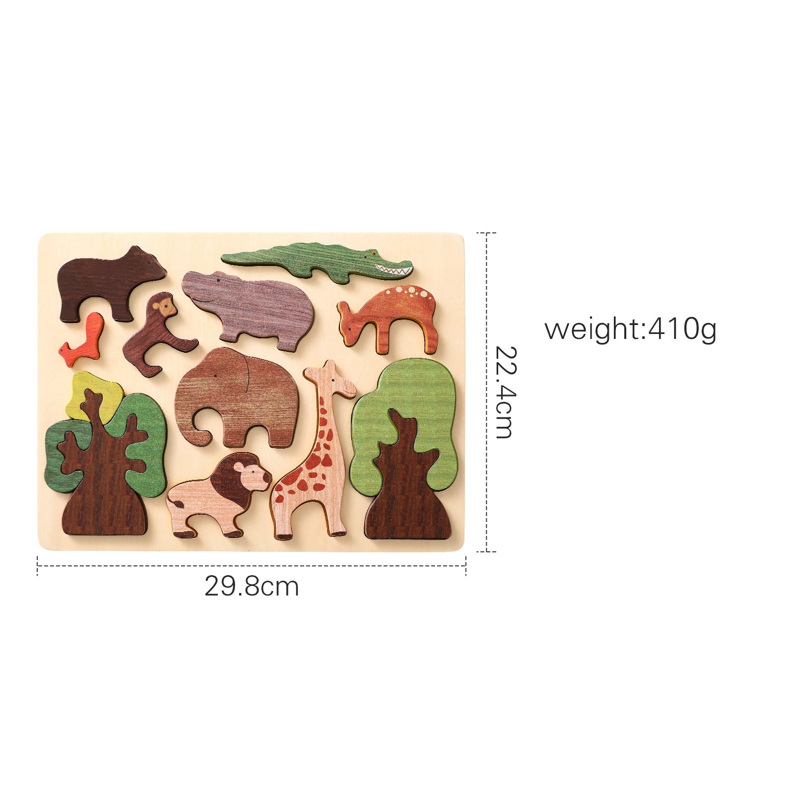 Wooden Forest Animal Puzzle