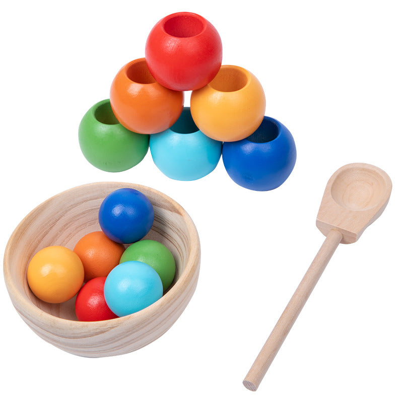 Montessori Wooden Sorting Ball Toy