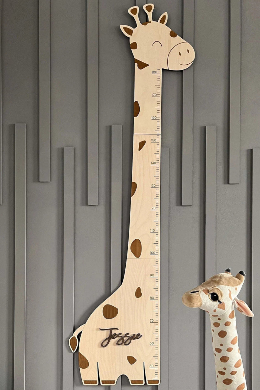 Personalized Wooden Baby Height Growth Chart Ruler