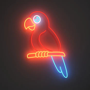 Cute Parrot Neon Sign