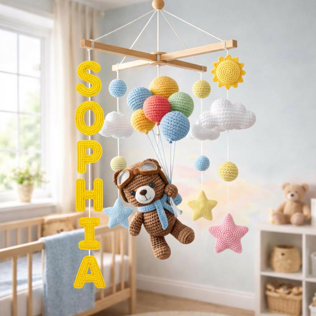 Personalized Nursery Baby Mobile