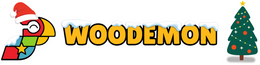 Woodemon Christmas Logo