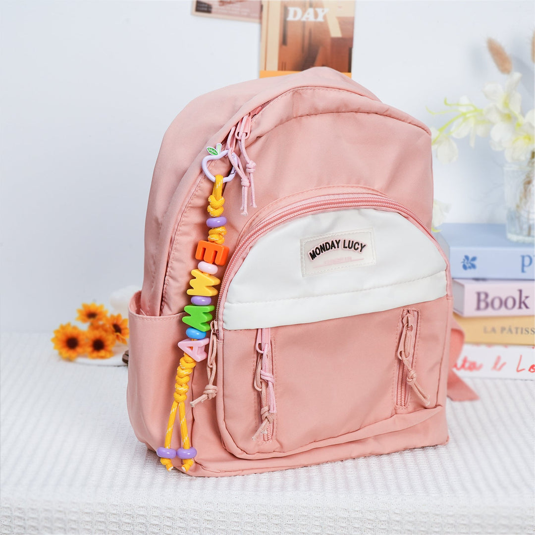 Personalized Kids Name Bead Keychain