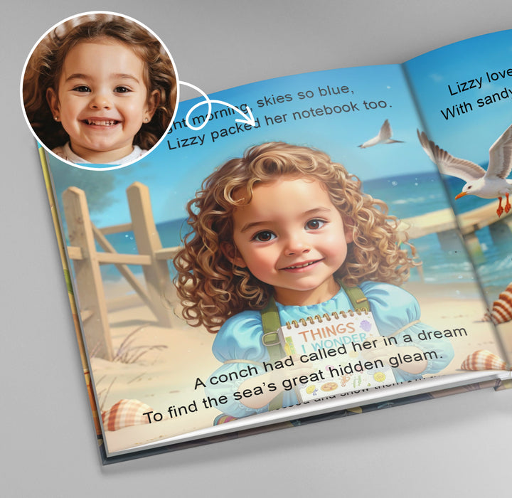 Personalized Ocean Adventure Story Book Woodemon