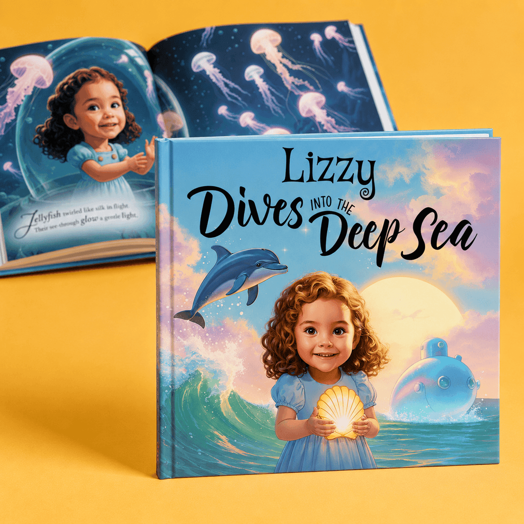Personalized Ocean Adventure Story Book Woodemon