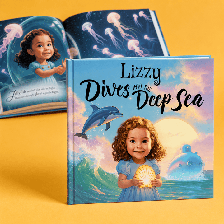 Personalized Ocean Adventure Story Book Woodemon