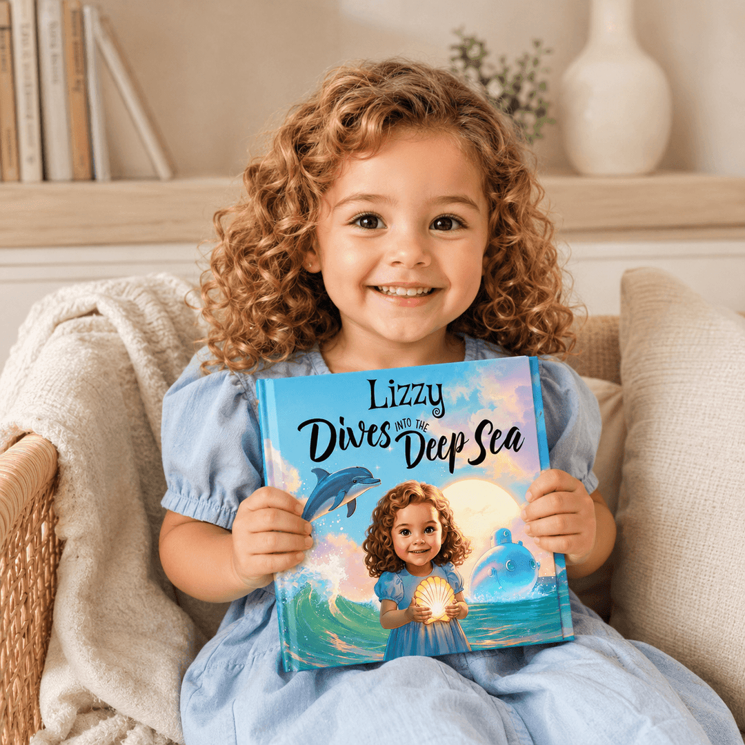 Personalized Ocean Adventure Story Book Woodemon