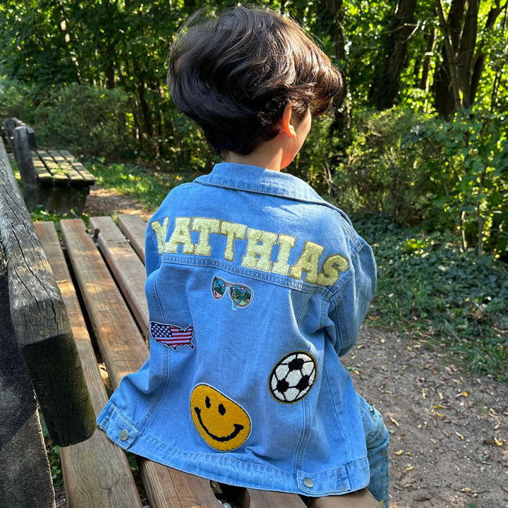 Personalized Patch Denim Jacket