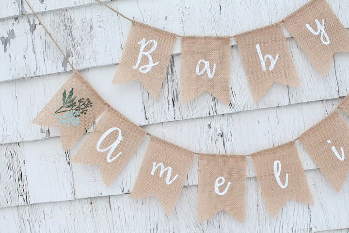 Personalized Baby Name Banner