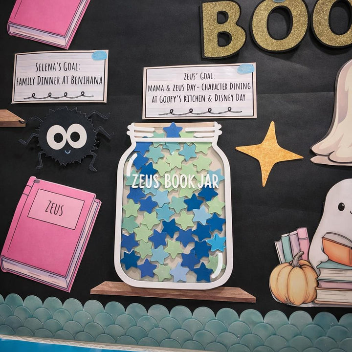 Personalized Kids Reward Jar with Stand
