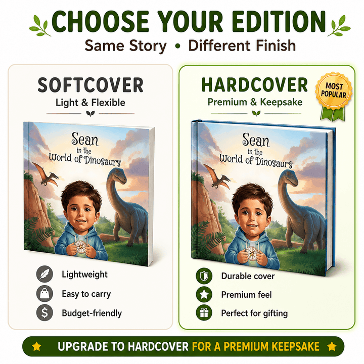 Personalized Dinosaur Adventure Book for Kids Woodemon