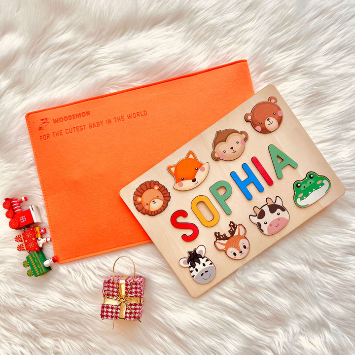 SOPHIA Name Puzzle With Gift Packing Bag