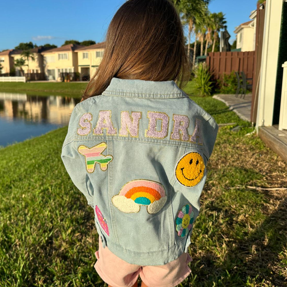 Personalized Patch Denim Jacket