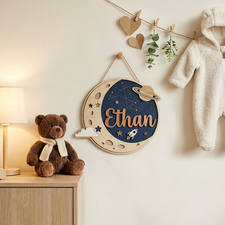 Personalized Kids Name Sign for Door & Wall
