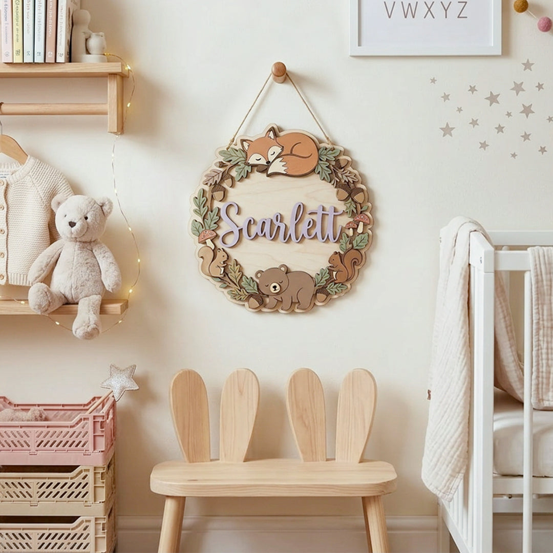 Personalized Kids Name Sign for Door & Wall